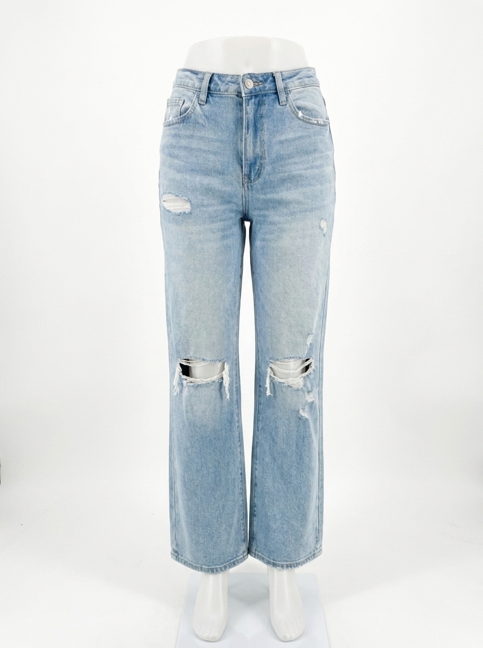 NEW VERVET BY FLYING MONKEY the classics vintage flare denim in light wash